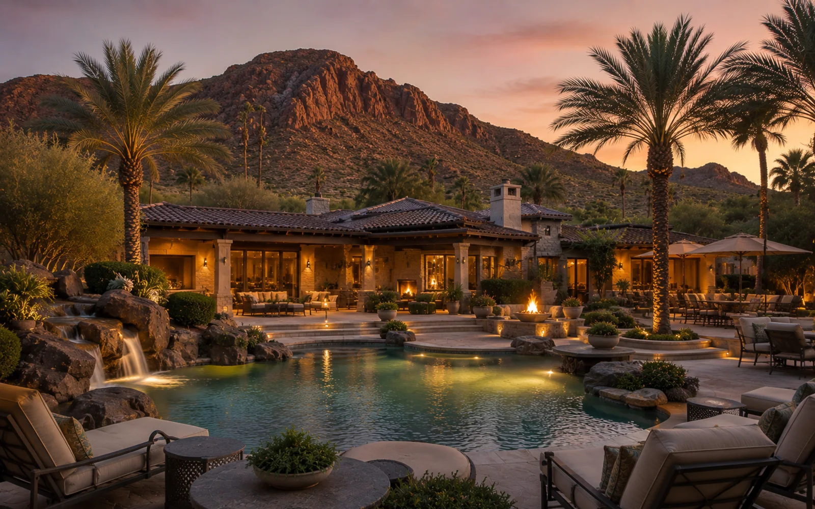 Paradise Valley, Arizona home built by Matson Signature Builders