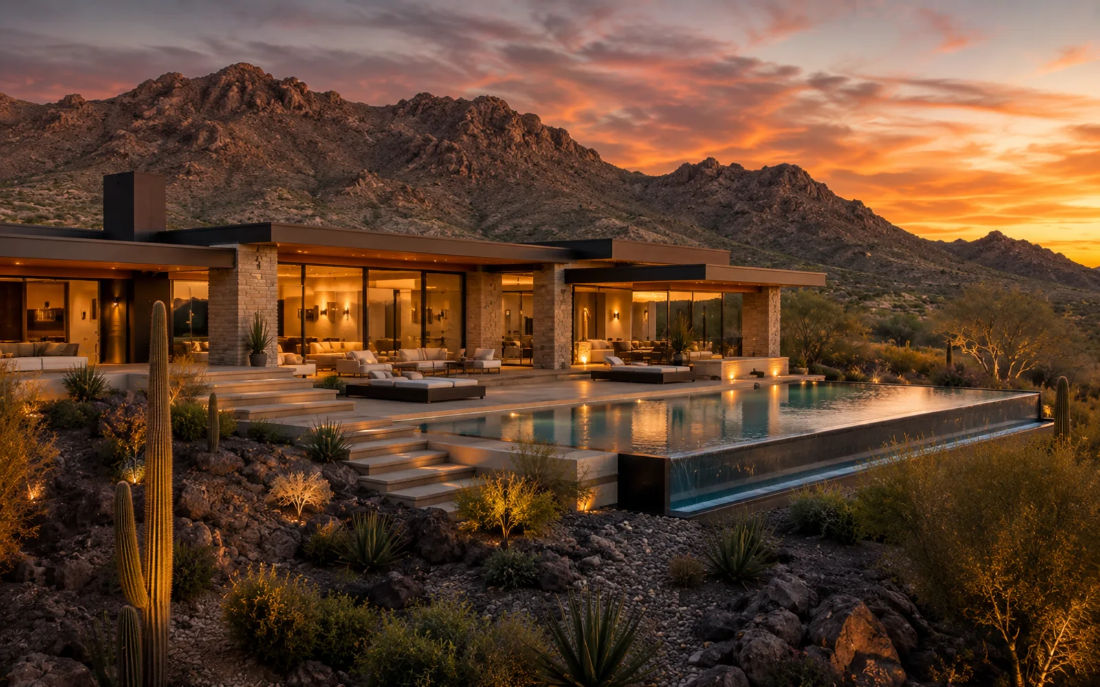 Scottsdale, Arizona home built by Matson Signature Builders
